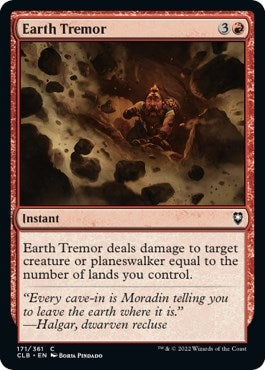 Image for Earth Tremor (171) [Commander Legends: Battle for Baldur's Gate] - Magic: The Gathering
