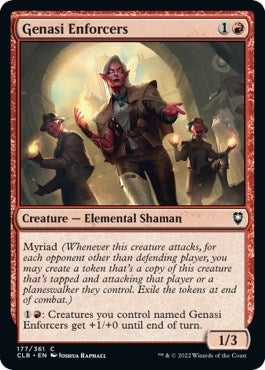 Image for Genasi Enforcers (177) [Commander Legends: Battle for Baldur's Gate] - Magic: The Gathering
