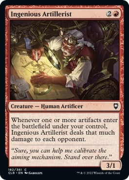Image for Ingenious Artillerist (182) [Commander Legends: Battle for Baldur's Gate] - Magic: The Gathering