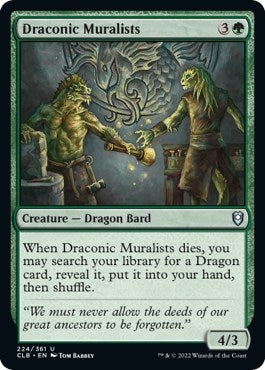 Image for Draconic Muralists (224) [Commander Legends: Battle for Baldur's Gate] - Magic: The Gathering