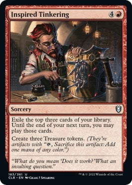 Image for Inspired Tinkering (183) [Commander Legends: Battle for Baldur's Gate] - Magic: The Gathering