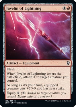 Image for Javelin of Lightning (185) [Commander Legends: Battle for Baldur's Gate] - Magic: The Gathering