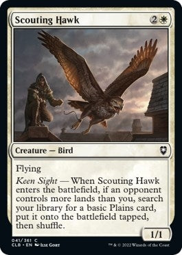 Image for Scouting Hawk (41) [Commander Legends: Battle for Baldur's Gate] - Magic: The Gathering