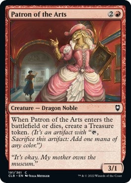 Image for Patron of the Arts (191) [Commander Legends: Battle for Baldur's Gate] - Magic: The Gathering
