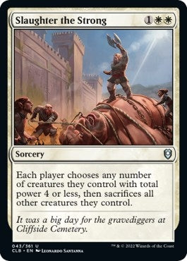 Image for Slaughter the Strong (43) [Commander Legends: Battle for Baldur's Gate] - Magic: The Gathering