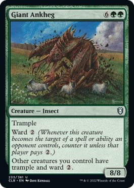 Image for Giant Ankheg (233) [Commander Legends: Battle for Baldur's Gate] - Magic: The Gathering