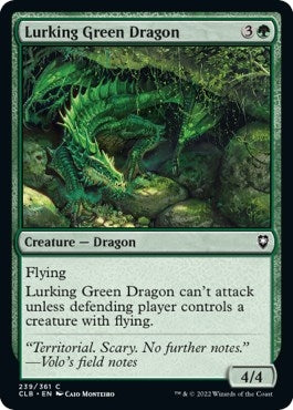 Image for Lurking Green Dragon (239) [Commander Legends: Battle for Baldur's Gate] - Magic: The Gathering