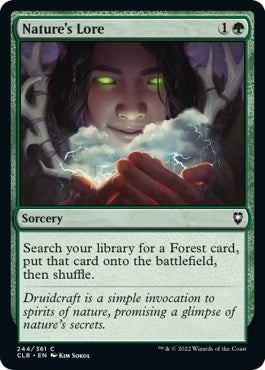Image for Nature's Lore (244) [Commander Legends: Battle for Baldur's Gate] - Magic: The Gathering
