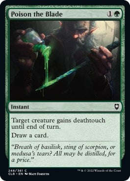 Image for Poison the Blade (248) [Commander Legends: Battle for Baldur's Gate] - Magic: The Gathering