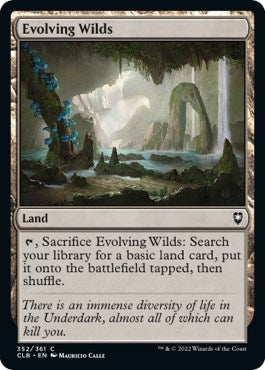 Image for Evolving Wilds (352) [Commander Legends: Battle for Baldur's Gate] - Magic: The Gathering