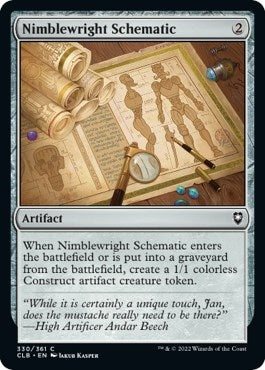 Image for Nimblewright Schematic (330) [Commander Legends: Battle for Baldur's Gate] - Magic: The Gathering