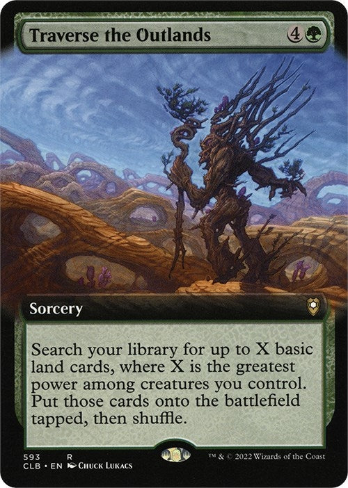 Image for Traverse the Outlands (Extended Art) (593) [Commander Legends: Battle for Baldur's Gate] - Magic: The Gathering