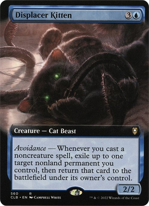 Image for Displacer Kitten (Extended Art) (560) [Commander Legends: Battle for Baldur's Gate] - Magic: The Gathering