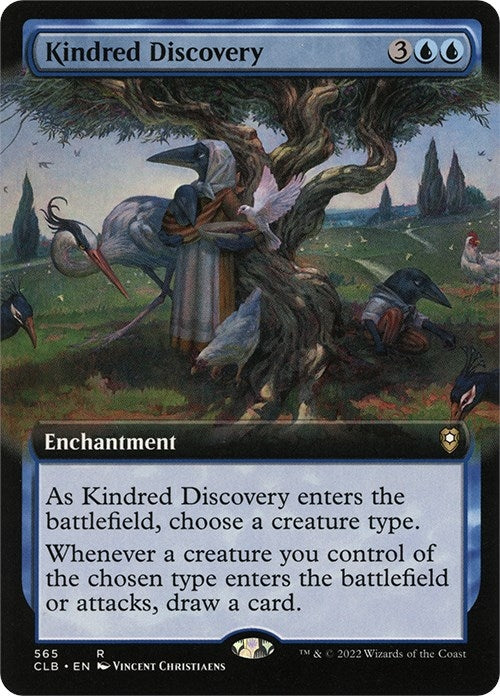 Image for Kindred Discovery (Extended Art) (565) [Commander Legends: Battle for Baldur's Gate] - Magic: The Gathering