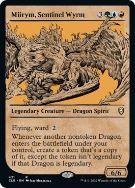 Image for Miirym, Sentinel Wyrm (Showcase) (431) [Commander Legends: Battle for Baldur's Gate] - Magic: The Gathering