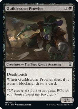Image for Guildsworn Prowler (130) [Commander Legends: Battle for Baldur's Gate] - Magic: The Gathering