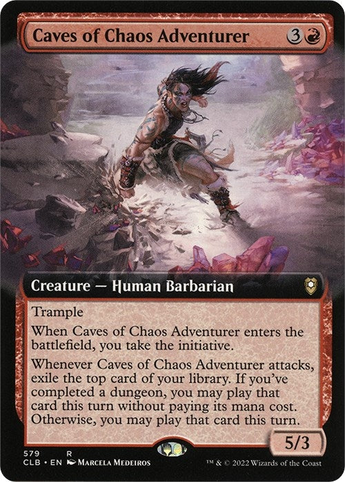 Image for Caves of Chaos Adventurer (Extended Art) (579) [Commander Legends: Battle for Baldur's Gate] - Magic: The Gathering