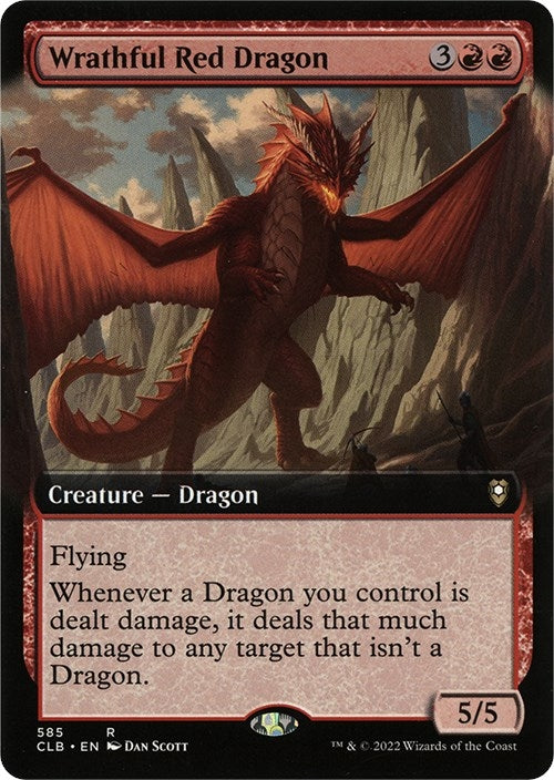 Image for Wrathful Red Dragon (Extended Art) (585) [Commander Legends: Battle for Baldur's Gate] - Magic: The Gathering