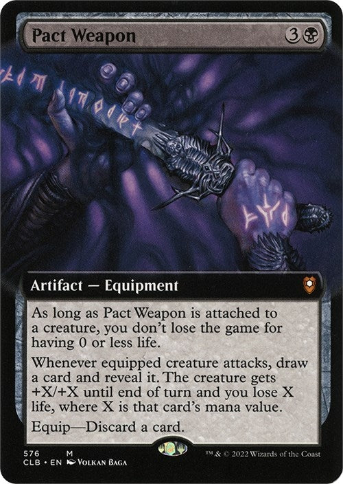 Image for Pact Weapon (Extended Art) (576) [Commander Legends: Battle for Baldur's Gate] - Magic: The Gathering