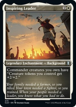 Image for Inspiring Leader (Foil Etched) (475) [Commander Legends: Battle for Baldur's Gate] - Magic: The Gathering