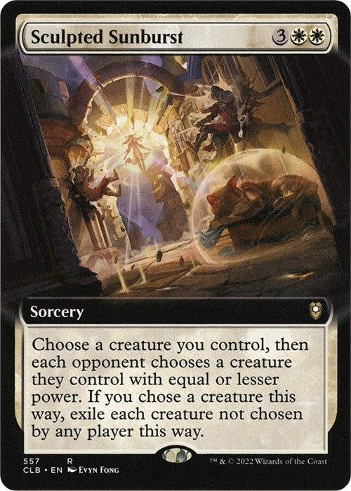 Image for Sculpted Sunburst (Extended Art) (557) [Commander Legends: Battle for Baldur's Gate] - Magic: The Gathering