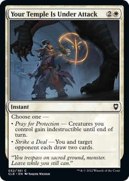 Image for Your Temple Is Under Attack (52) [Commander Legends: Battle for Baldur's Gate] - Magic: The Gathering