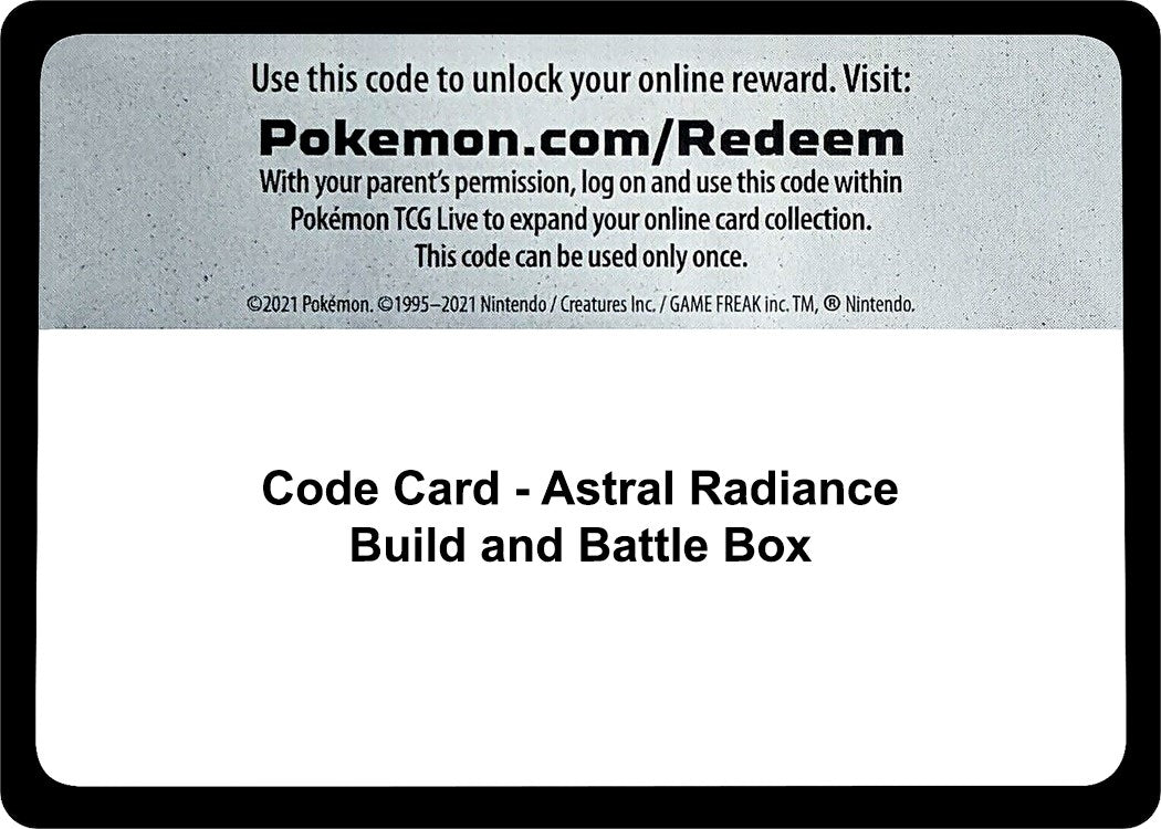 Image for Code Card - Astral Radiance Build and Battle Box [SWSH10: Astral Radiance] - Pokemon