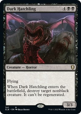 Image for Dark Hatchling (747) [Commander Legends: Battle for Baldur's Gate] - Magic: The Gathering