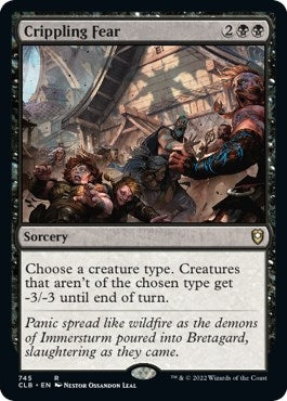 Image for Crippling Fear (745) [Commander Legends: Battle for Baldur's Gate] - Magic: The Gathering
