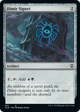Image for Dimir Signet (857) [Commander Legends: Battle for Baldur's Gate] - Magic: The Gathering