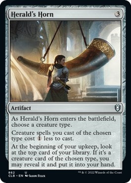 Image for Herald's Horn (862) [Commander Legends: Battle for Baldur's Gate] - Magic: The Gathering