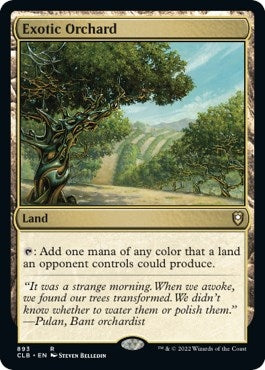 Image for Exotic Orchard (893) [Commander Legends: Battle for Baldur's Gate] - Magic: The Gathering