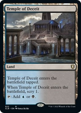 Image for Temple of Deceit (922) [Commander Legends: Battle for Baldur's Gate] - Magic: The Gathering