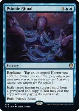 Image for Psionic Ritual (668) [Commander Legends: Battle for Baldur's Gate] - Magic: The Gathering