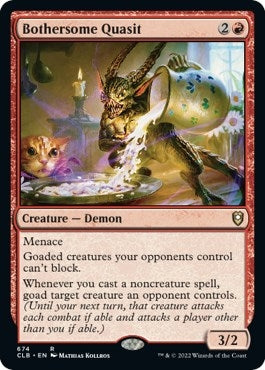 Image for Bothersome Quasit (674) [Commander Legends: Battle for Baldur's Gate] - Magic: The Gathering