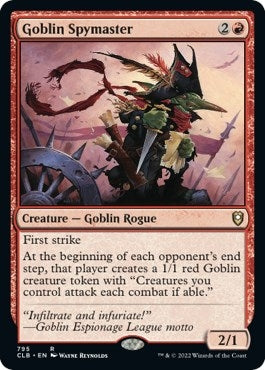 Image for Goblin Spymaster (795) [Commander Legends: Battle for Baldur's Gate] - Magic: The Gathering