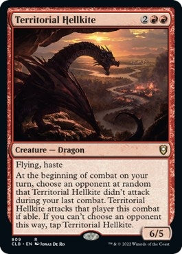Image for Territorial Hellkite (809) [Commander Legends: Battle for Baldur's Gate] - Magic: The Gathering