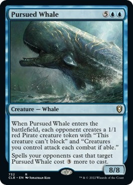 Pursued Whale (732) [Commander Legends: Battle for Baldur's Gate]