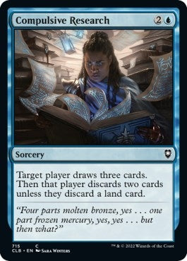 Image for Compulsive Research (715) [Commander Legends: Battle for Baldur's Gate] - Magic: The Gathering