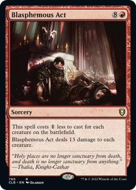 Image for Blasphemous Act (780) [Commander Legends: Battle for Baldur's Gate] - Magic: The Gathering