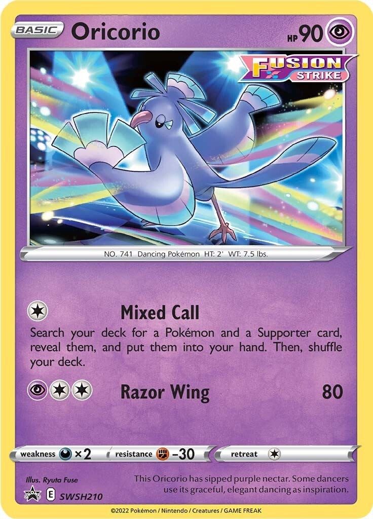 Image for Oricorio - SWSH210 (SWSH210) [SWSH: Sword & Shield Promo Cards] - Pokemon