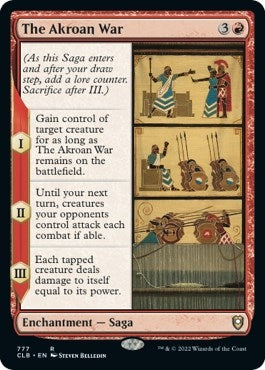 Image for The Akroan War (777) [Commander Legends: Battle for Baldur's Gate] - Magic: The Gathering