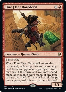Image for Dire Fleet Daredevil (788) [Commander Legends: Battle for Baldur's Gate] - Magic: The Gathering