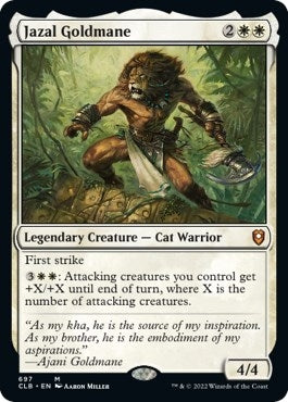 Image for Jazal Goldmane (697) [Commander Legends: Battle for Baldur's Gate] - Magic: The Gathering