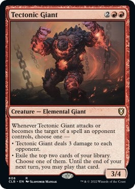 Image for Tectonic Giant (808) [Commander Legends: Battle for Baldur's Gate] - Magic: The Gathering