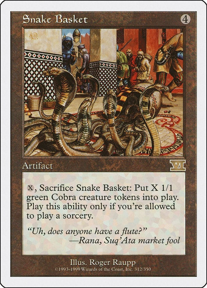 Image for Snake Basket (312) [Classic Sixth Edition] - Magic: The Gathering