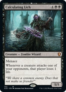 Image for Calculating Lich (742) [Commander Legends: Battle for Baldur's Gate] - Magic: The Gathering