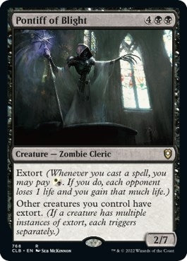 Image for Pontiff of Blight (768) [Commander Legends: Battle for Baldur's Gate] - Magic: The Gathering