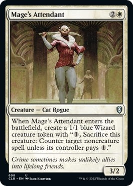 Image for Mage's Attendant (698) [Commander Legends: Battle for Baldur's Gate] - Magic: The Gathering