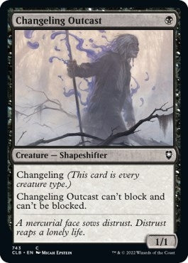 Image for Changeling Outcast (743) [Commander Legends: Battle for Baldur's Gate] - Magic: The Gathering